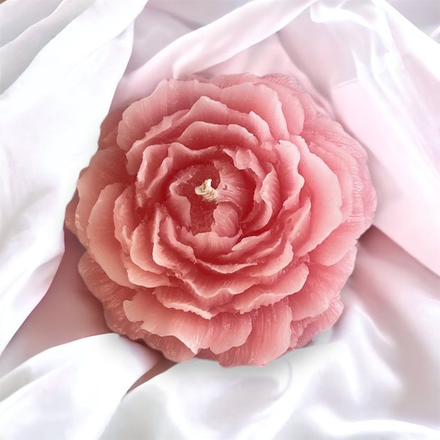Peony Flower candle